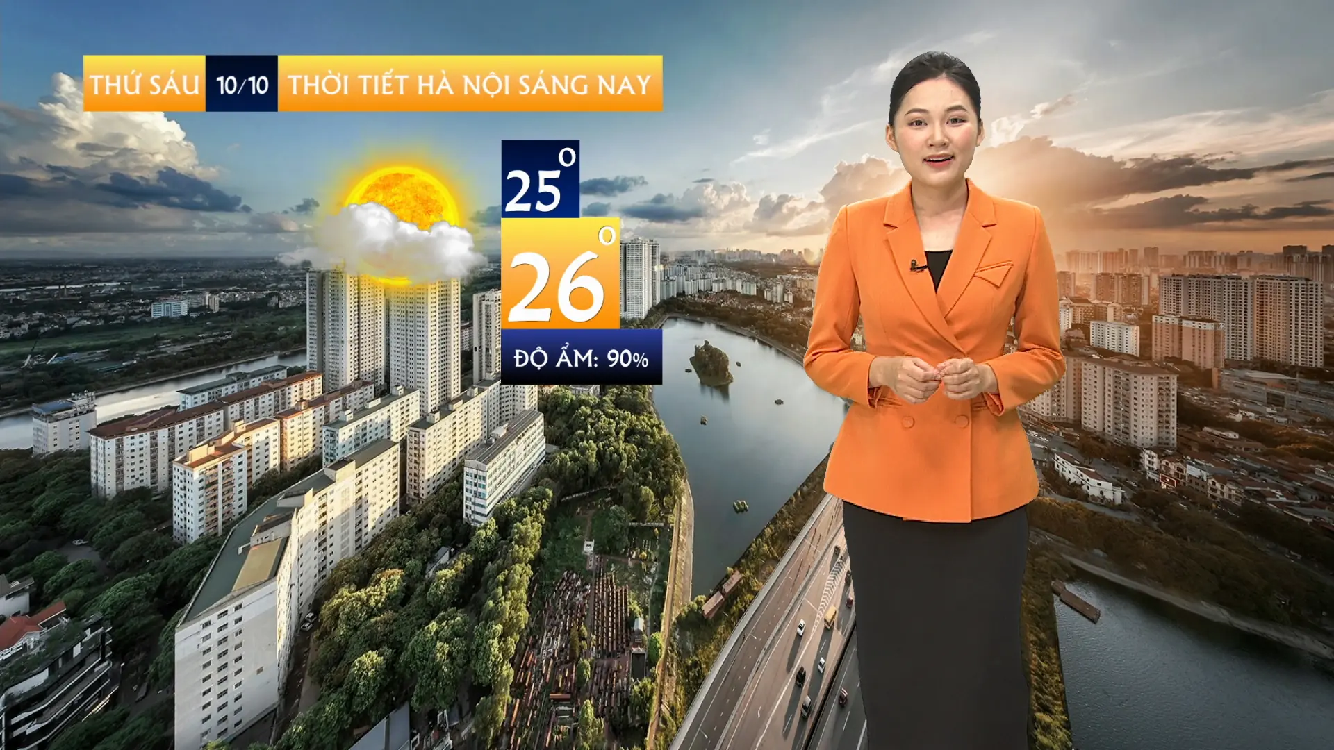 Dự báo thời tiết sáng | 10/10/2025